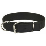 Coastal Pet Dog 22"Long Coastal Pet Macho Dog Double-Ply Nylon Collar with Roller Buckle 1.75" Wide Black