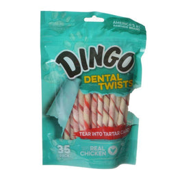 Dingo Dog 35 Pack Dingo Dental Twists for Total Care