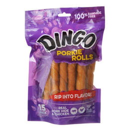 Dingo Dog 15 Pack Dingo Porkie Rolls