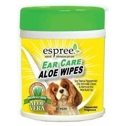 Espree Dog 60 Count Espree Ear Care Aloe Wipes