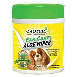 Espree Dog 60 Count Espree Ear Care Aloe Wipes