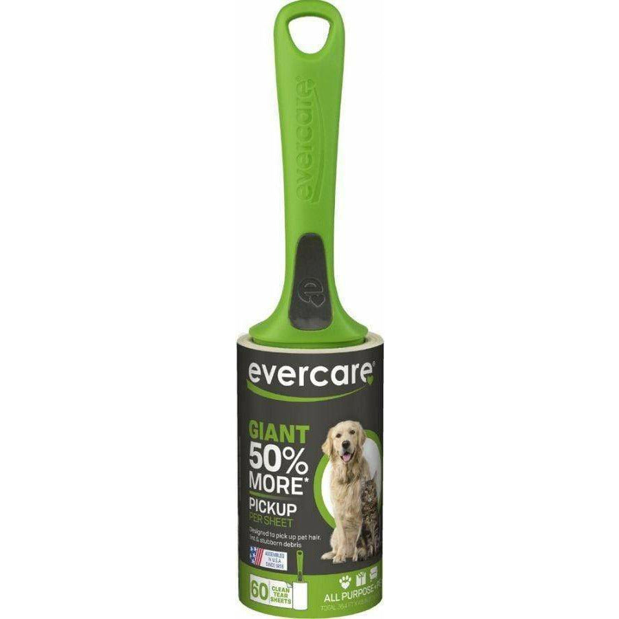 Evercare Dog Giant Lint Roller - (60 X-Large Sheet Roll) Evercare Giant Pet Hair Roller