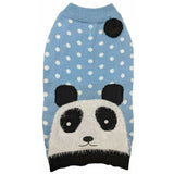 Fashion Pet Dog Small Fashion Pet Panda Dog Sweater Blue