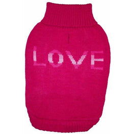 Fashion Pet Dog Medium Fashion Pet True Love Dog Sweater Pink