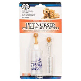 Four Paws Dog 2 oz Bottle Four Paws Pet Nurser Bottle with Brush Kit