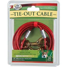 Four Paws Dog 15' Long Four Paws Walk-About Tie-Out Cable Medium Weight for Dogs up to 50 lbs