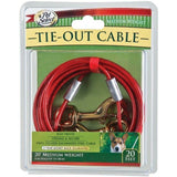 Four Paws Dog 20' Long Four Paws Walk-About Tie-Out Cable Medium Weight for Dogs up to 50 lbs