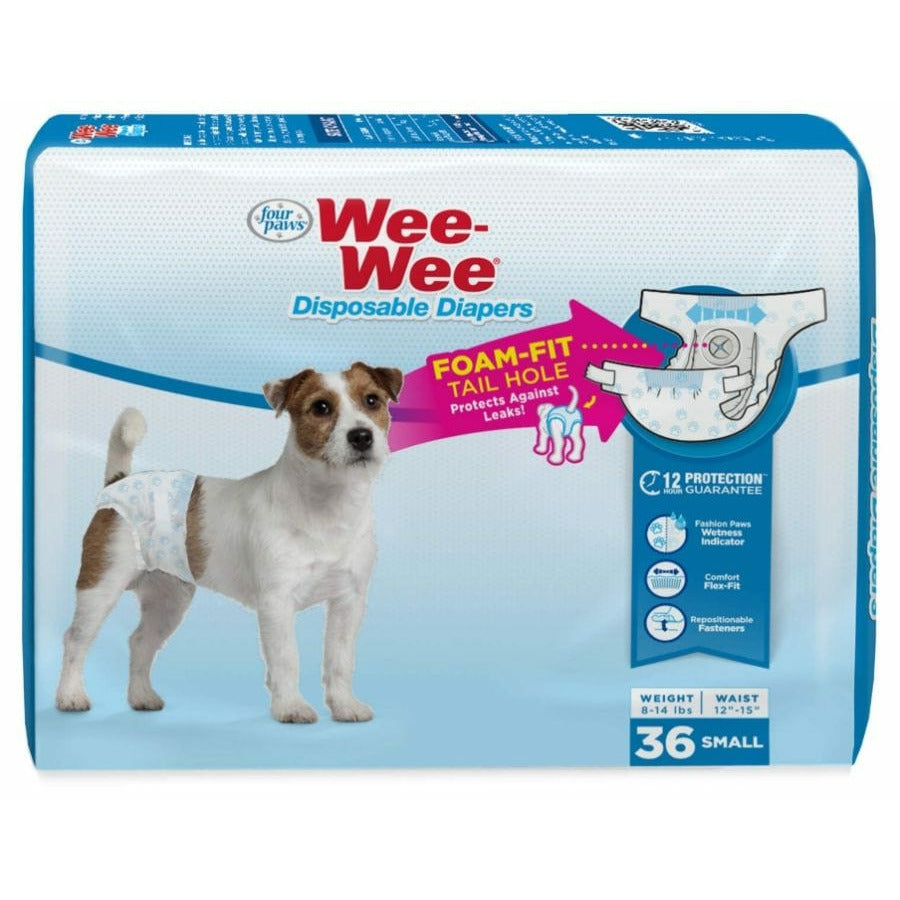 Four Paws Dog 36 count Four Paws Wee Wee Disposable Diapers Small