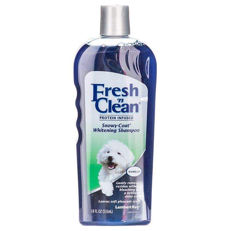 Fresh 'n Clean Dog 18 oz Fresh 'n Clean Snowy Coat Whitening Shampoo - Sweet Vanilla Scent