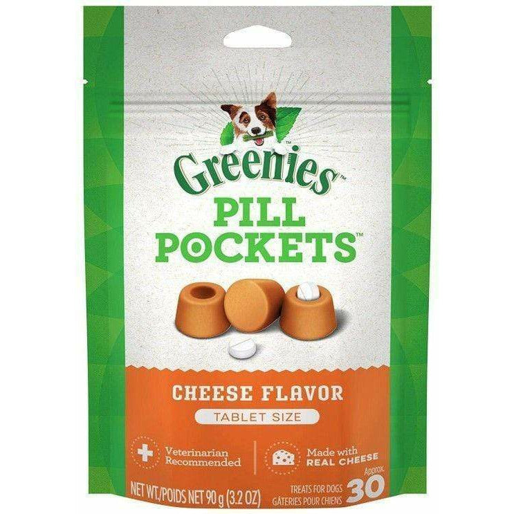 Greenies Dog 30 count Greenies Pill Pockets Cheese Flavor Tablets