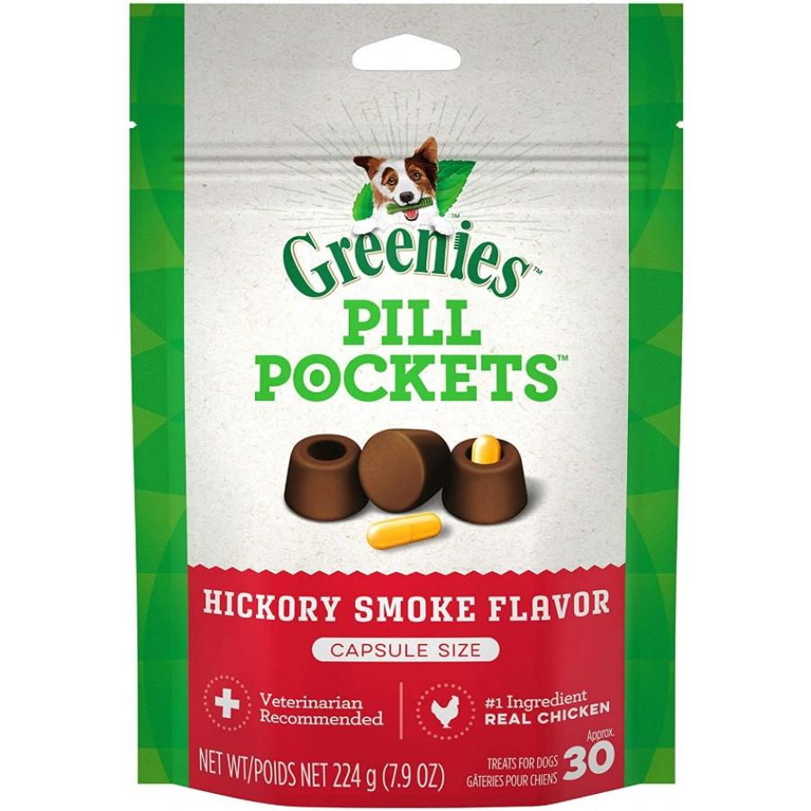 Greenies Dog Capsules - 7.9 oz Greenies Pill Pockets Dog Treats Hickory Smoke Flavor