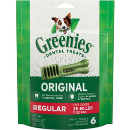 Greenies Dog 6 count Greenies Regular Dental Dog Treats