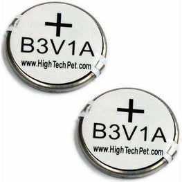 High Tech Pet Dog 2 count High Tech Pet Replacement B-3V1A Battery 2-Pack for HTP Collars