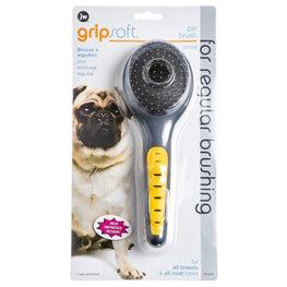 JW Pet Dog Small Pin Brush JW Gripsoft Small Pin Brush