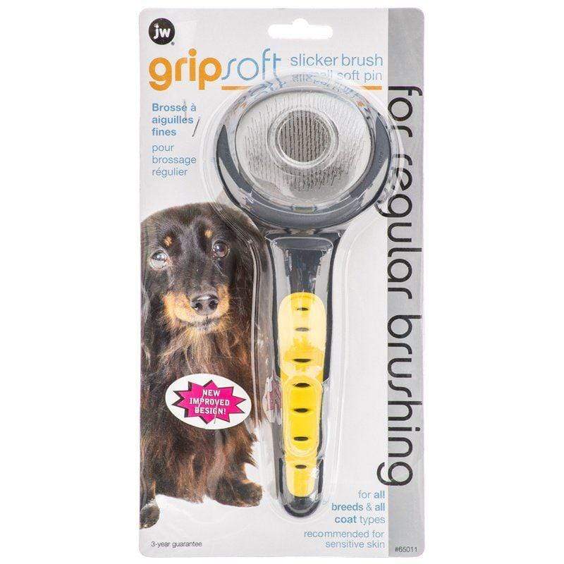 JW Pet Dog Small JW Gripsoft Soft Slicker Brush