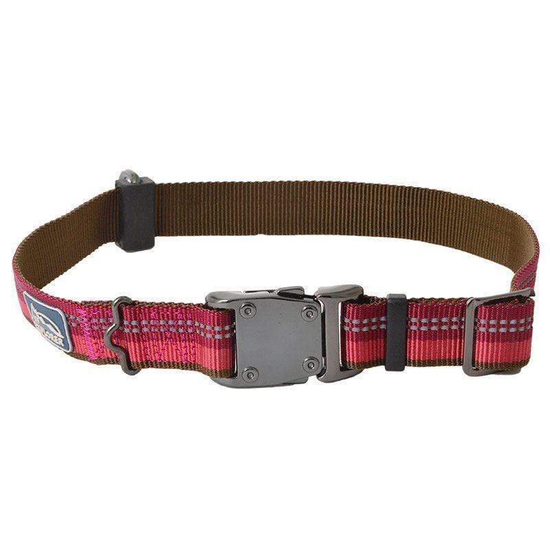 Coastal Pet Dog 18"-26" Long x 1" Wide K9 Explorer Berry Red Reflective Adjustable Dog Collar
