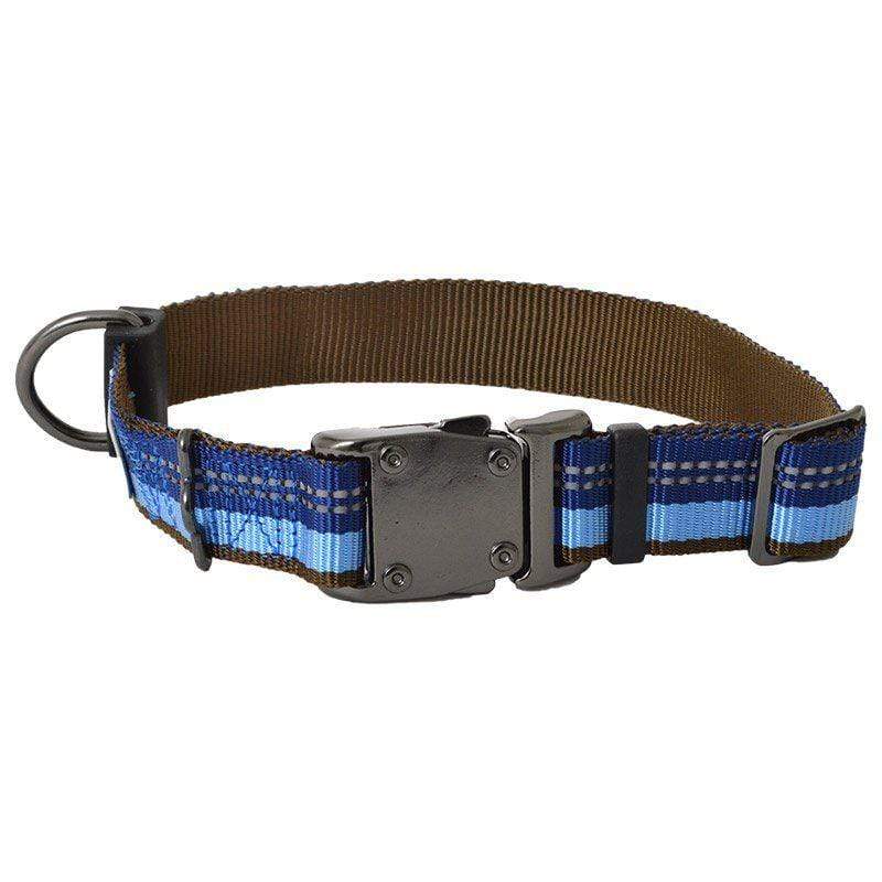 Coastal Pet Dog 12"-18" Long x 1" Wide K9 Explorer Sapphire Reflective Adjustable Dog Collar