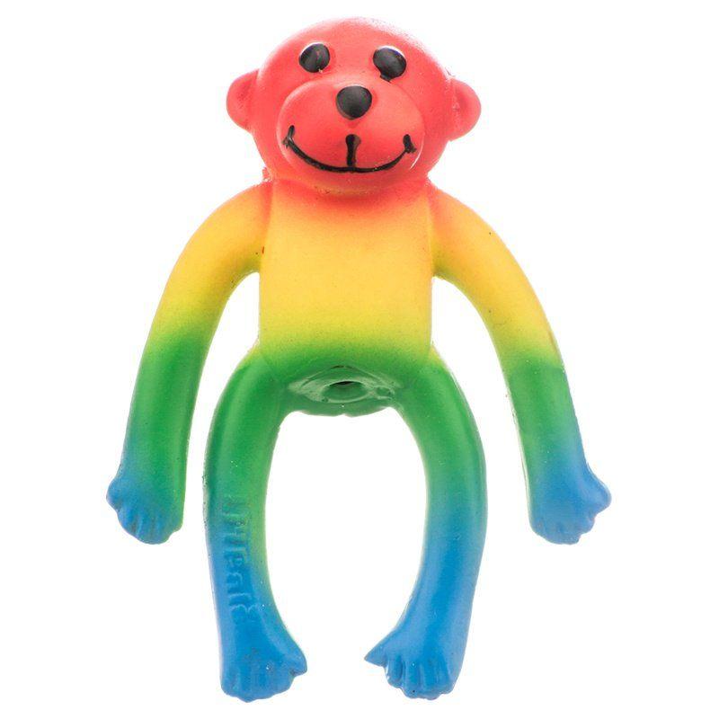 Li'l Pals Dog 4" Long Lil Pals Latex Monkey Dog Toy - Assorted Colors