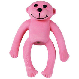 Li'l Pals Dog 1 count Lil Pals Latex Monkey Dog Toy Pink