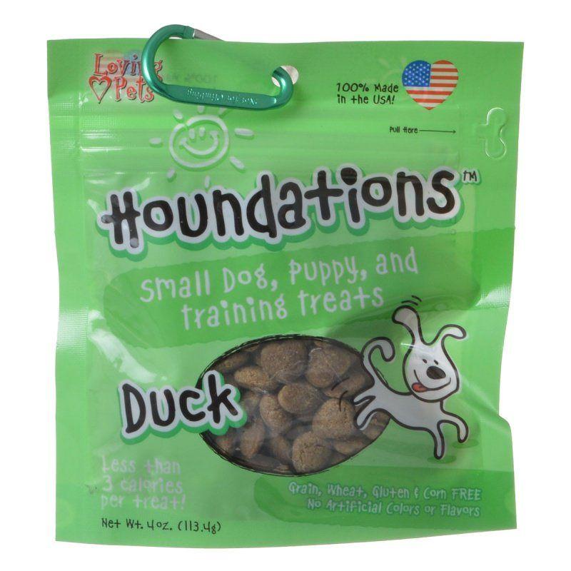 Loving Pets Dog 4 oz Loving Pets Houndations Training Treats - Duck