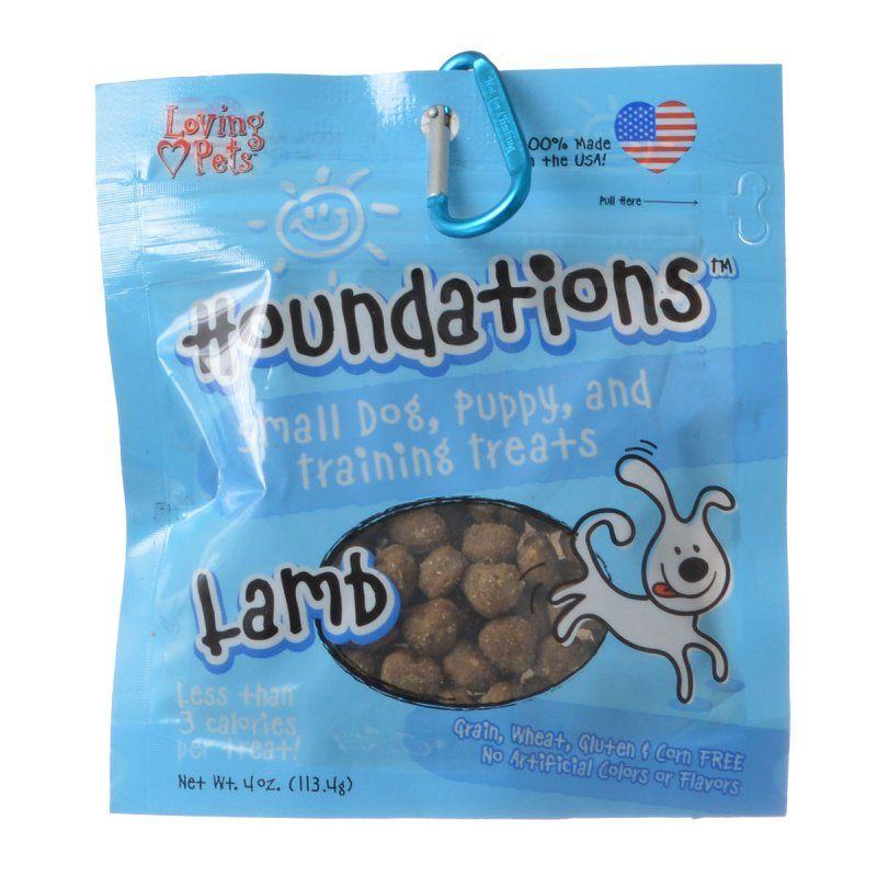 Loving Pets Dog 4 oz Loving Pets Houndations Training Treats - Lamb