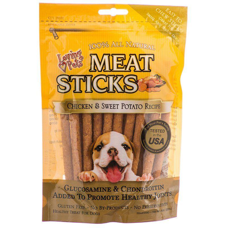 Loving Pets Dog 8 oz Loving Pets Meat Sticks Dog Treats - Chicken & Sweet Potato