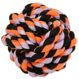 Mammoth Dog 1 count Mammoth Cottonblend Monkey Fist Ball Flossy Dog Toy 3.75