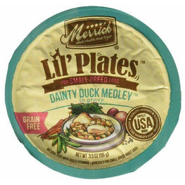 Merrick Dog 3.5 oz Merrick Lil Plates Grain Free Dainty Duck Medley