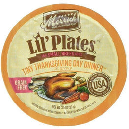 Merrick Dog 3.5 oz Merrick Lil Plates Grain Free Tiny Thanksgiving Day Diner