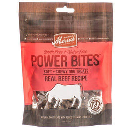 Merrick Dog 6 oz Merrick Power Bites Soft & Chewy Dog Treats - Real Texas Beef Recipe
