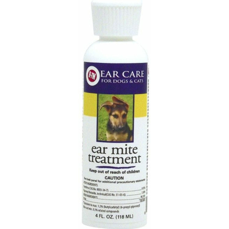 Miracle Care Dog 4 oz Miracle Care Ear Mite Treatment for Dogs and Cats