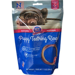 N-Bone Dog 6 count N-Bone Puppy Teething Rings Blueberry Flavor