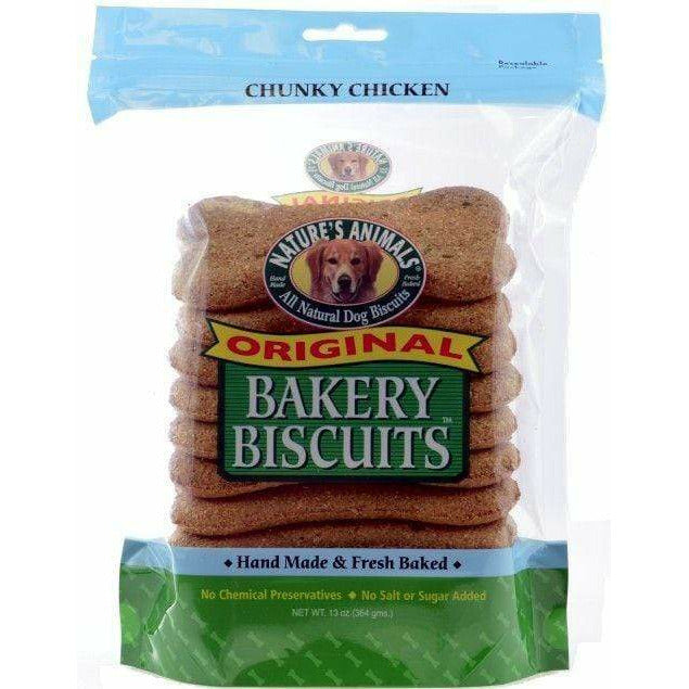 Natures Animals Dog 13 oz Natures Animals Orihinal Bakery Buscuits Chunky Chicken