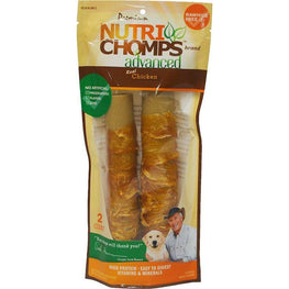 Nutri Chomps Dog 2 count Nutri Chomps Advanced Twists Dog Treat Chicken Flavor