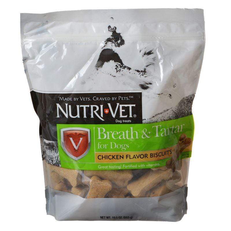 Nutri-Vet Dog 19.5 oz Nutri-Vet Breath & Tartar Biscuits