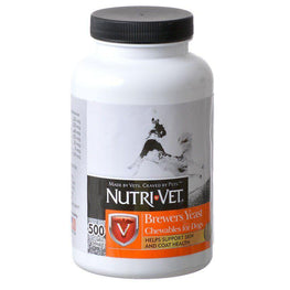Nutri-Vet Dog 500 Count Nutri-Vet Brewers Yeast Flavored with Garlic