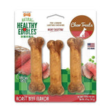 Nylabone Dog Nylabone Healthy Edibles Wholesome Dog Chews - Roast Beef Flavor