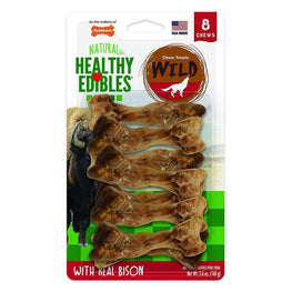 Nylabone Dog Nylabone Natural Healthy Edibles Wild Bison Chew Treats