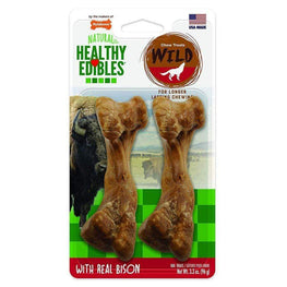 Nylabone Dog Nylabone Natural Healthy Edibles Wild Bison Chew Treats