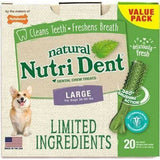Nylabone Dog Nylabone Natural Nutri Dent Fresh Breath Dental Chews - Limited Ingredients