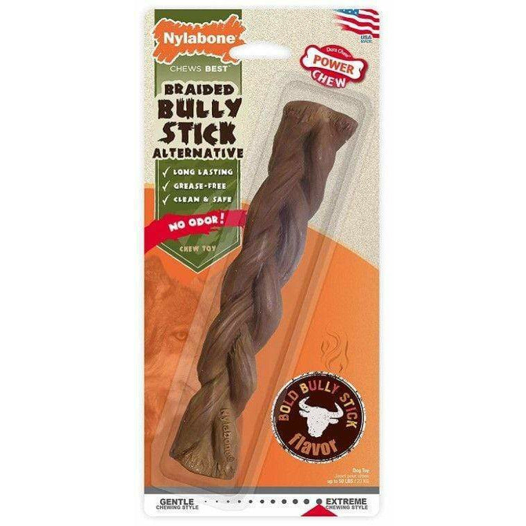 Nylabone Dog 1 count Nylabone Power Chew Alternative Braided Bully Stick Giant