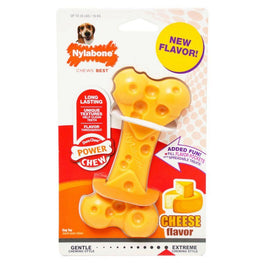 Nylabone Dog Nylabone Power Chew Cheese Bone Dog Toy