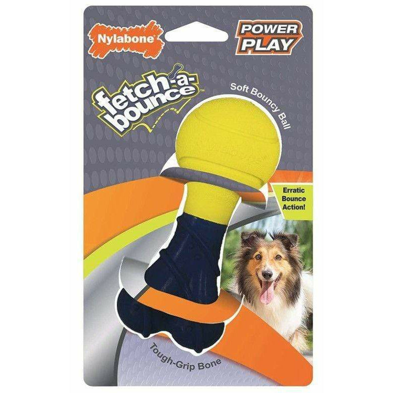 Nylabone Dog 1 count Nylabone Power Play Fetch-a-Bounce Rubber 5" Dog Toy