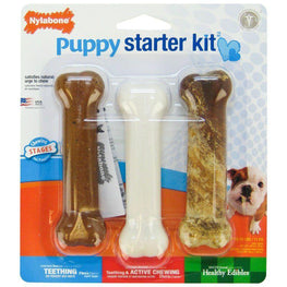 Nylabone Dog 3 Pack Nylabone Puppy Starter Kit