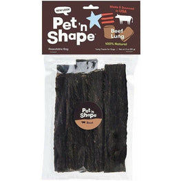 Pet 'n Shape Dog 3 oz Pet 'n Shape Natural Beef Lung Strips Dog Treats
