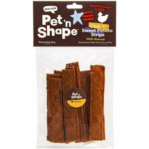Pet 'n Shape Dog 3.5 oz Pet 'n Shape Natural Chik 'n Sweet Potato Strips Dog Treats