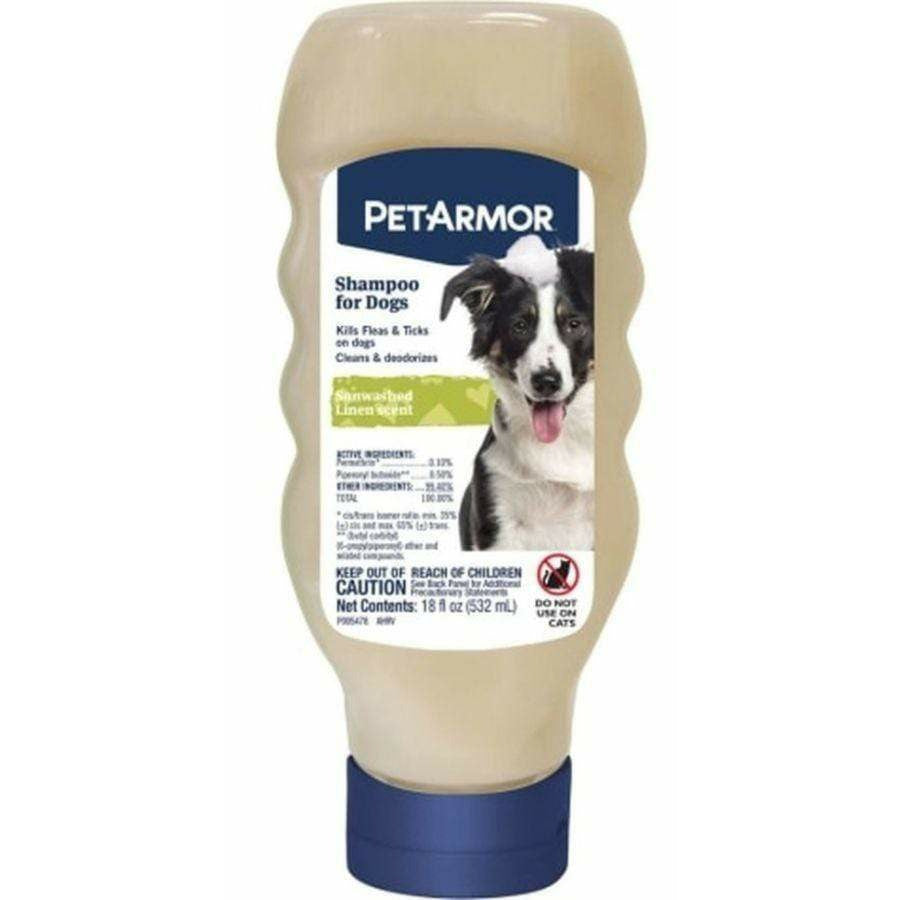 PetArmor Dog 18 oz PetArmor Flea and Tick Shampoo for Dogs Sunwashed Linen Scent
