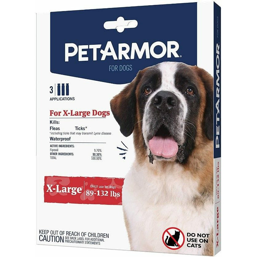 PetArmor Dog 3 count PetArmor Flea and Tick Treatment for X-Large Dogs (89-132 Pounds)