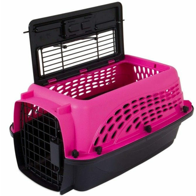 Petmate Dog Up to 10 lbs Petmate Two Door Top-Load Kennel Pink