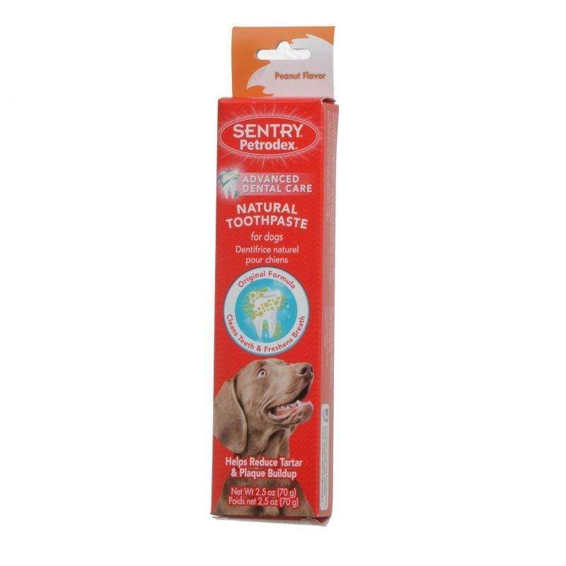 Sentry Dog Peanut Flavor - 2.5 oz Petrodex Natural Toothpaste for Dogs